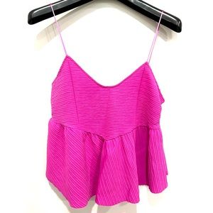 Zara Pink Flowy Cami Top